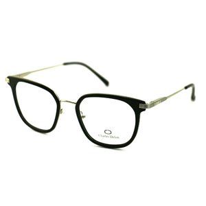 Charles Delon Square Women Black Plastic Frame